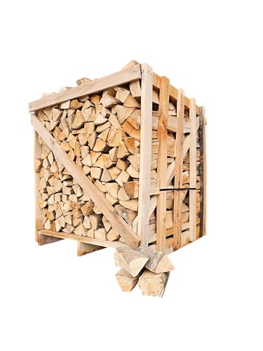 Brennholz Buche 25cm trocken Kaminholz ofenfertig Ofen Holz Feuerholz Scheitholz Kaminfeuer Lagerfeuer Pizzaofen 1RM Box=ca.1,2 Ster=ca.1,5SRM-m³ | Energie Kienbacher von Energie Kienbacher