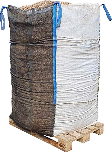 Hackschnitzel 2000L Beetabdeckung Unkrautschutz Garten Hackgut Natur Mulch 100% naturbelassen von Energie Kienbacher