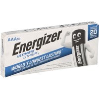 10x Energizer Ultimate Batterie Lithium LR03 1.5V AAA von Energizer