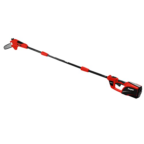 Energizer EZ40VELPN Hochentaster mit Teleskopstange - Kabellos 40V - 20cm Schwertlänge - Astsäge mit 196cm Teleskopstiel - Rotationsgeschwindigkeit 7m/s - Robust und Widerstandsfähig - Gartenwerkzeug von Energizer