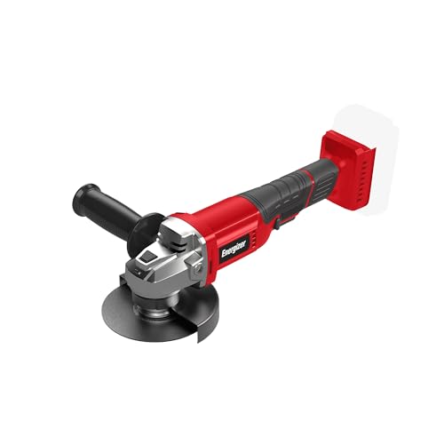 Energizer 20 V Akku-Mini-Schleifgerät – 8000 U/min, 125 mm Scheibe, Softgrip-Griff und Zusatzgerät – 1 Scheibe im Lieferumfang enthalten – Batterie nicht im Lieferumfang enthalten von Energizer