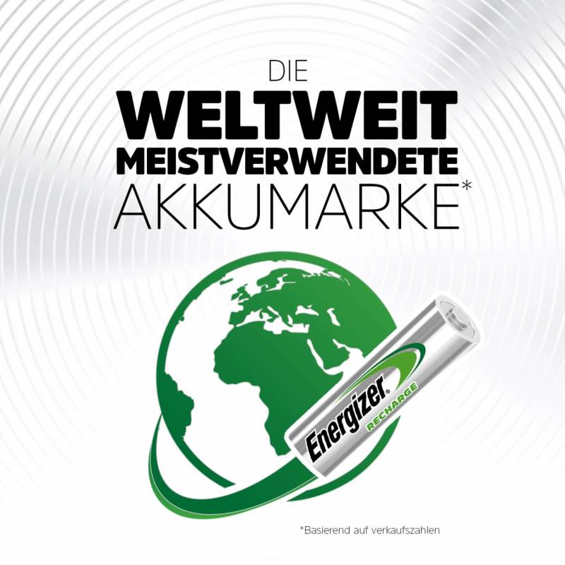 Energizer Akku Extreme AA Mignon 2300 mAh 2 Stück Wiederaufladbar von Energizer