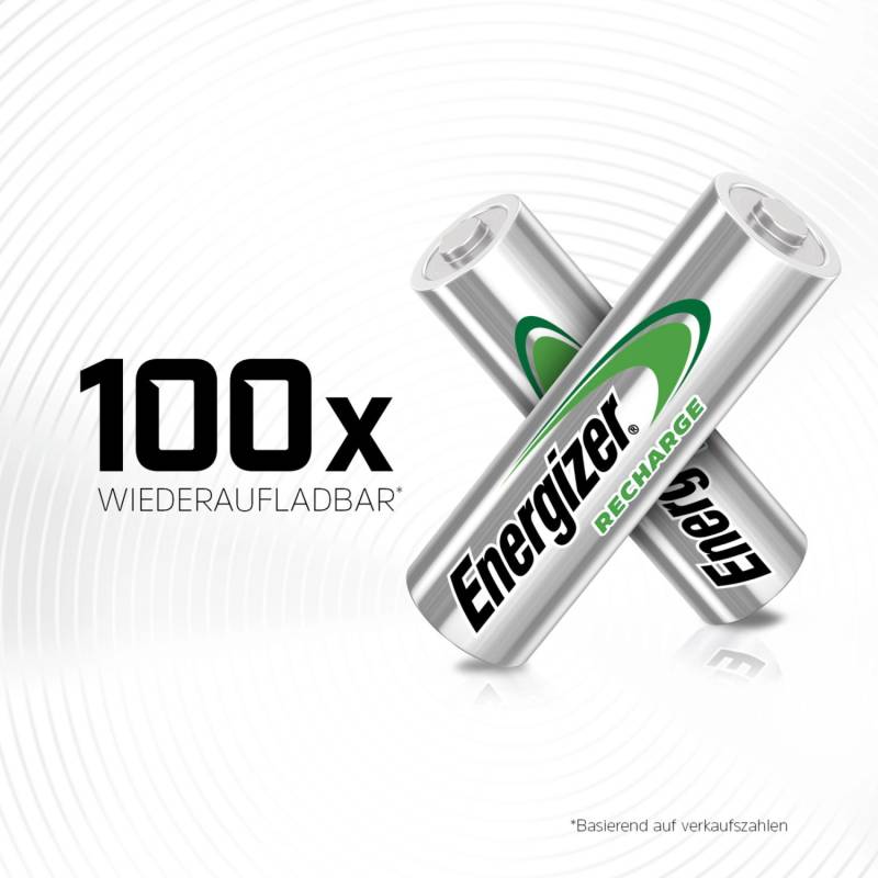 Energizer Akku Extreme AA Mignon 2300 mAh 4 Stück Wiederaufladbar von Energizer