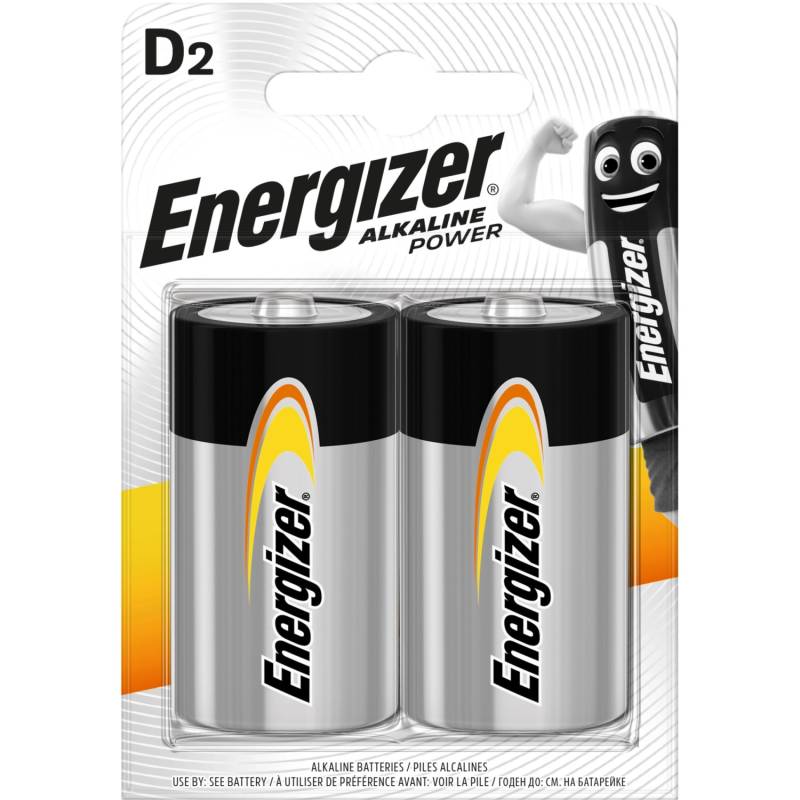 Energizer Batterie Alkaline Power D Mono 2 Stück von Energizer