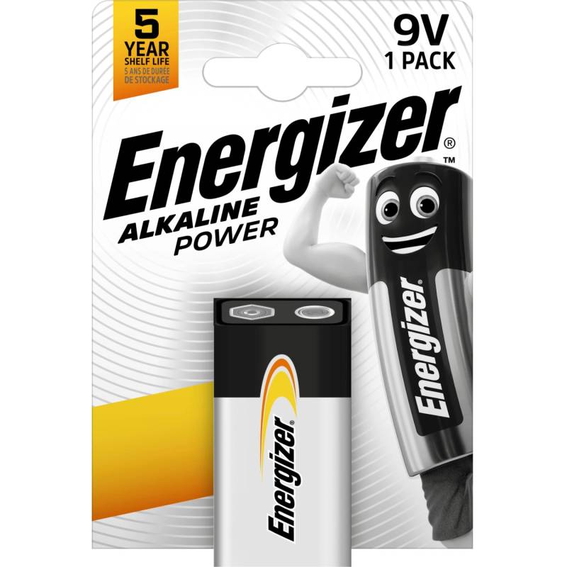 Energizer Batterie Alkaline Power 9V E-Block 1 Stück von Energizer