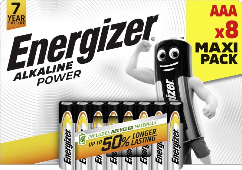 Energizer Alkaline Power Micro AAA 1,5 V, 8er Pack von Energizer