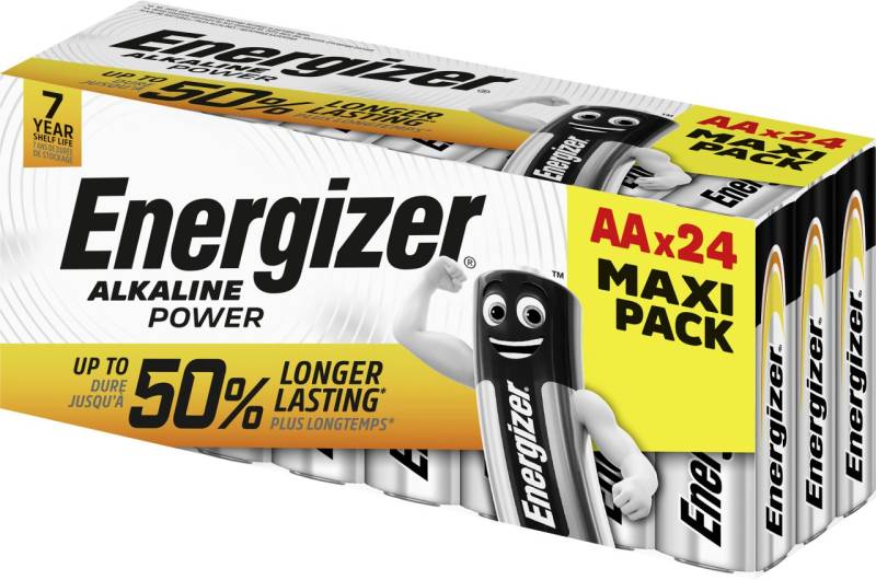 Energizer Alkaline Power Mignon AA LR6 1,5V, 24er Pack von Energizer