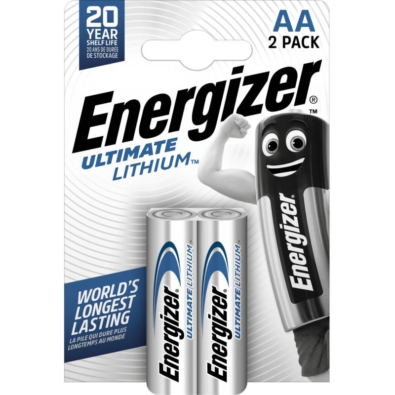 Energizer Batterie Ultimate Lithium AA Mignon 2 Stück von Energizer