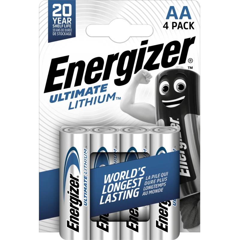 Energizer Batterie Ultimate Lithium AA Mignon 4 Stück von Energizer