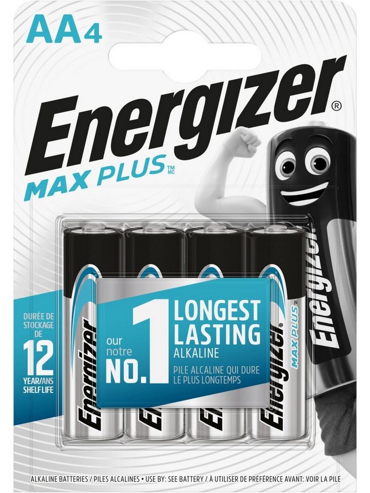 Energizer Bürostuhl Energizer Alkaline Max Plus Mignon AA 1,5 V, 4er Energizer Bürostuhl Energizer Alkaline Max Plus Mignon AA 1,5 V, 4er von Energizer