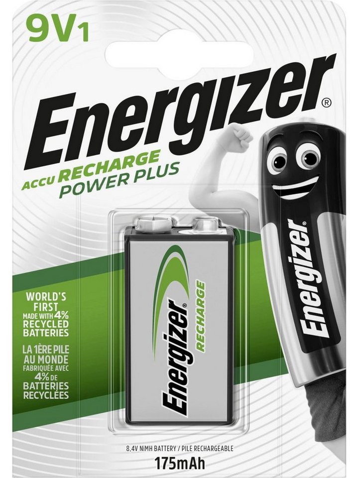 Energizer Bürostuhl Energizer NiMH Akku Power Plus 9V E-Block 175 mAh Energizer Bürostuhl Energizer NiMH Akku Power Plus 9V E-Block 175 mAh von Energizer