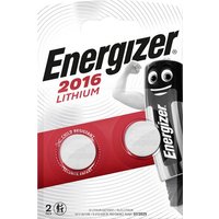Energizer Knopfzelle CR 2016 3V 2 St. 90 mAh Lithium CR2016 von Energizer