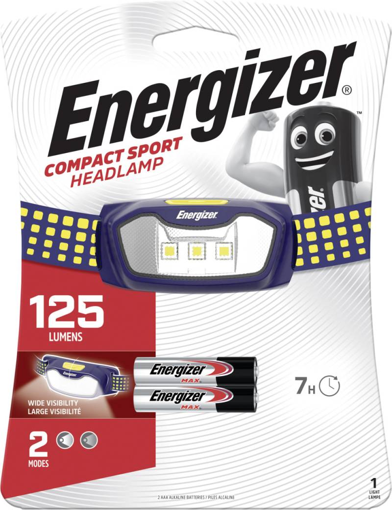 Energizer Compact Sport Headlamp Kopflampe, 40 m Reichweite von Energizer