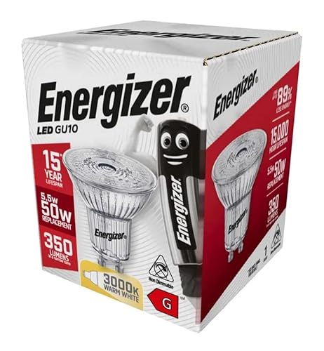 Energizer Dimmbare LED Energiesparlampe GU10 5,5W Warmweiß von Energizer