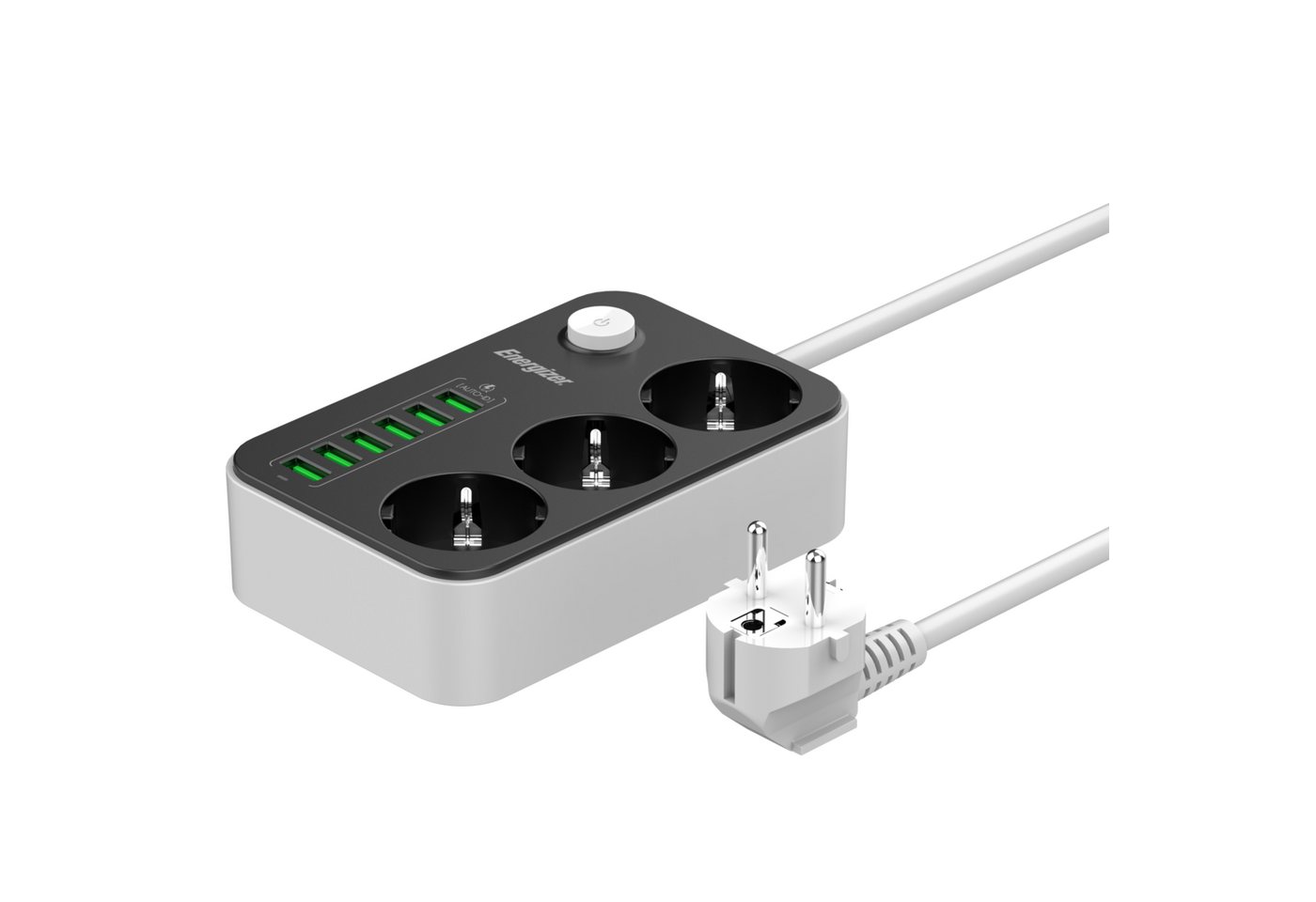 Energizer EPB2500W01EU - 3-fach mit 6x USB Steckdosenleiste Energizer EPB2500W01EU - 3-fach mit 6x USB Steckdosenleiste von Energizer