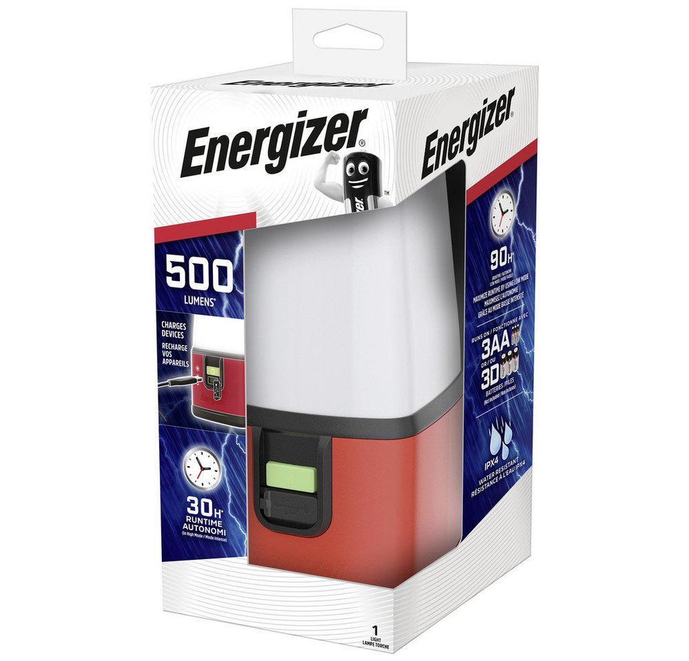 Energizer Gartenleuchte Energizer E304157700 360° Camping LED Camping-Laterne 500 lm batterie Energizer Gartenleuchte Energizer E304157700 360° Camping LED Camping-Laterne 500 lm batterie von Energizer