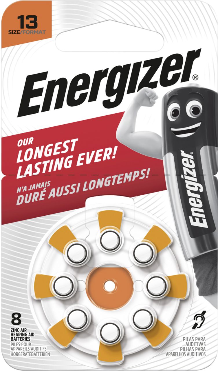 Energizer Hörgeräte Batterie 13 8er Pack von Energizer