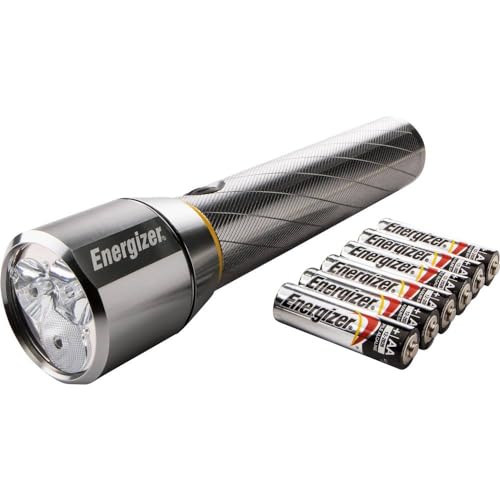 Energizer LED Taschenlampe Große Reichweite Vision HD Metal 6 AA batteriebetrieben 1300 lm 15 h 479, EHDLED6AA, Standard, Standard von Energizer