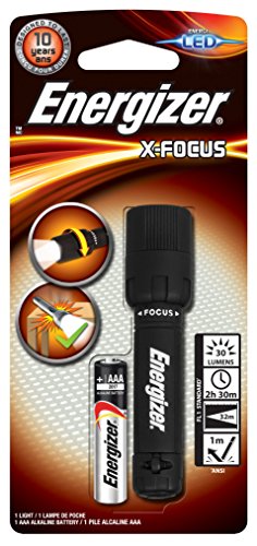 Energizer LED Taschenlampe, X-Focus, Extrem Hell für Haushalt, Outdoor und Notfall, Batterie Enthalten von Energizer