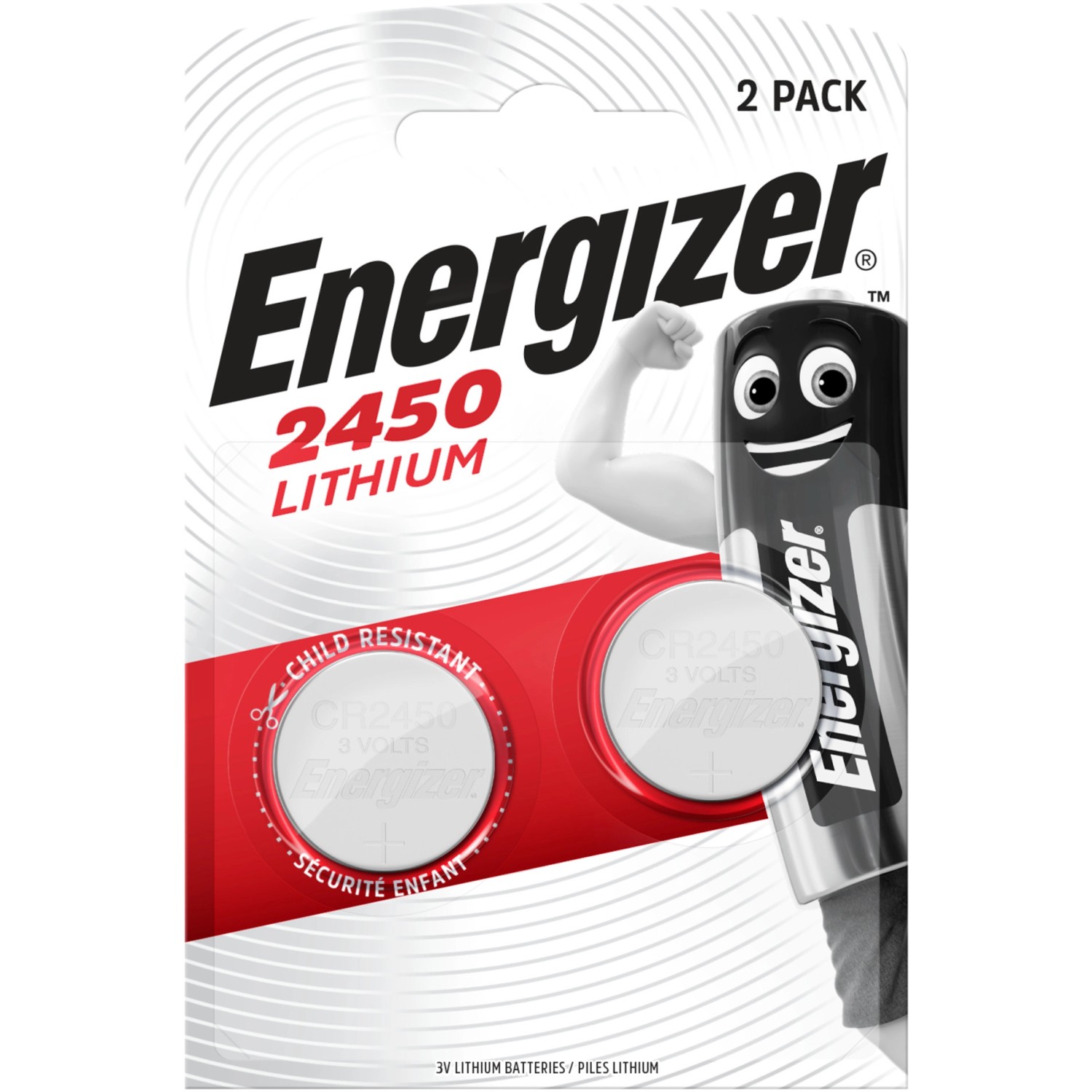 Energizer Knopfzelle Lithium CR 2450 2 Stück Energizer Knopfzelle Lithium CR 2450 2 Stück von Energizer