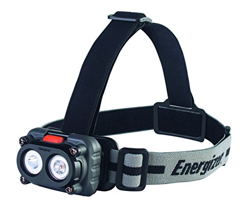 Energizer Magnet Headlight, 2 weiße LED, verschiedene Modi, magnetische Halterung, Kopfband mit Drehmodul, 3 Stück AAA von Energizer