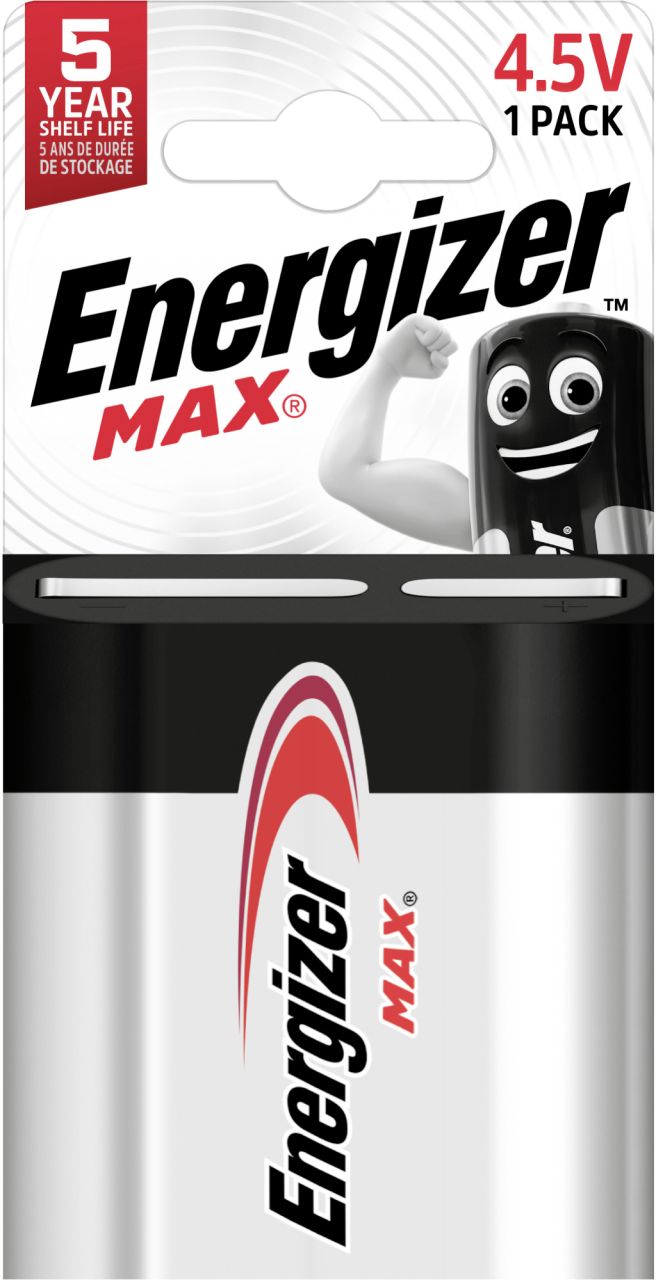 Energizer Max Alkaline Flach-Batterie 4,5V von Energizer