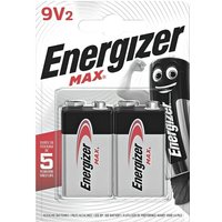 Energizer - Max Alkaline E-Block Batterie 9 v, 2er Pack Batterien von Energizer