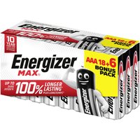 Energizer - Max Micro (AAA)-Batterie Alkali-Mangan 1.5 v 24 St. von Energizer