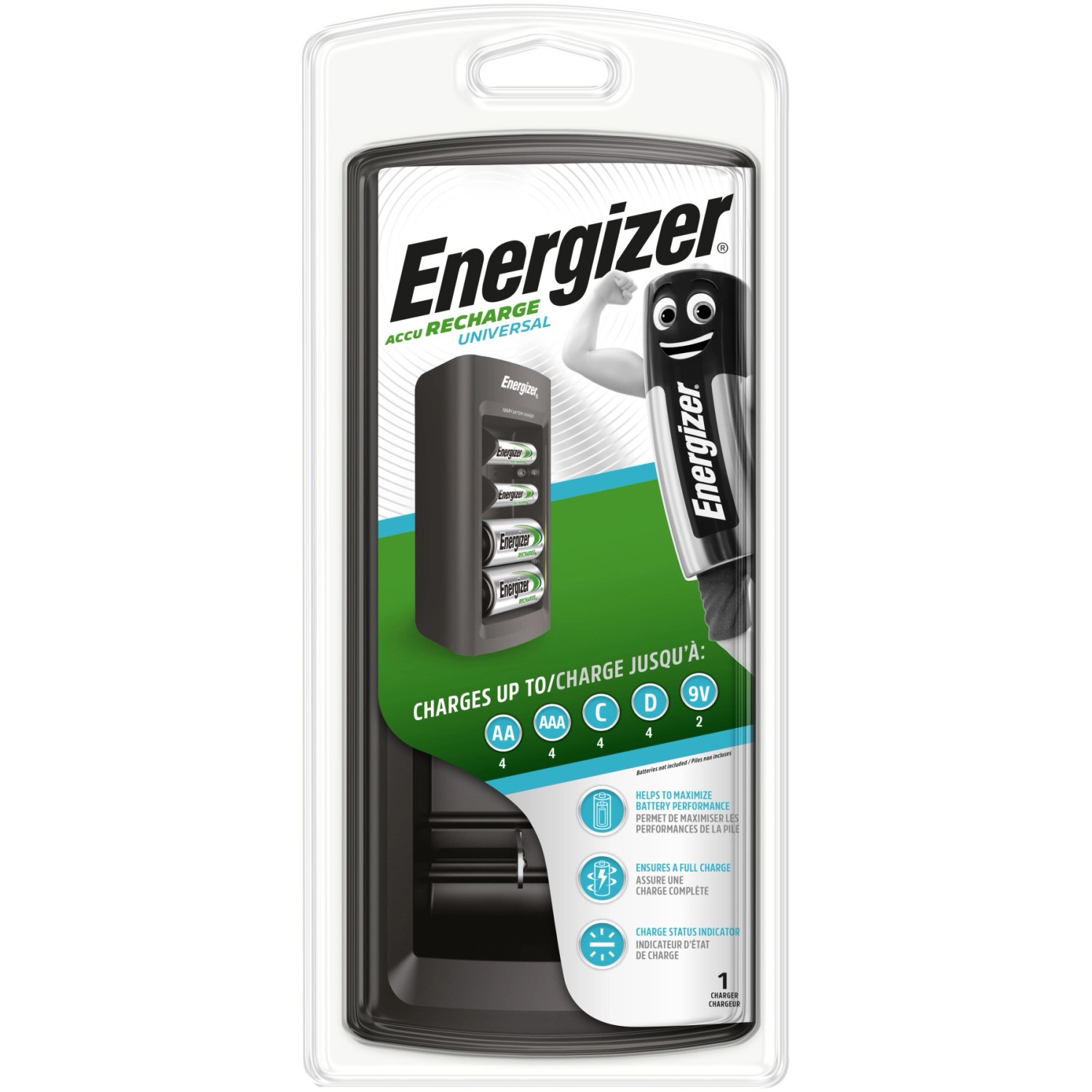 Energizer NiMH-Akku-Ladegerät Universal ohne Akkus von Energizer