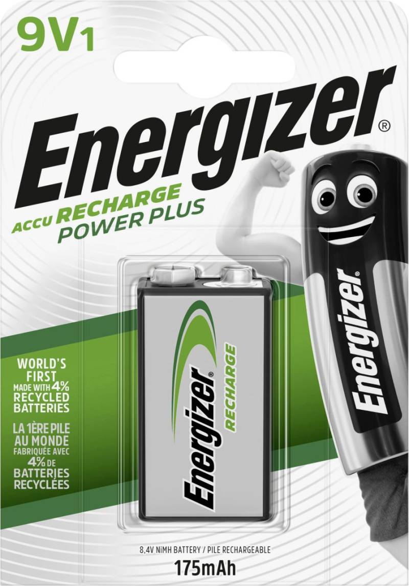 Energizer NiMH Akku Power Plus 9V E-Block 175 mAh von Energizer