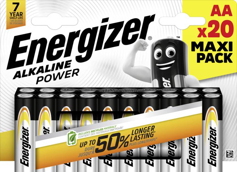 Energizer Power Alkaline Mignon AA 1,5 V, 8er Pack von Energizer