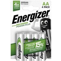 Energizer Power Plus HR06 Mignon (AA)-Akku NiMH 2000 mAh 1.2V 4St. von Energizer