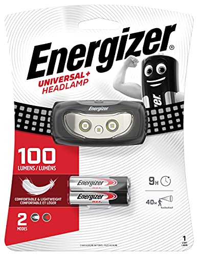 Energizer Stirnlampe LED, Universal Plus Nachtsicht Kopflampe für Camping, Outdoor, Angeln und Wandern, 1 Stück Energizer Stirnlampe LED, Universal Plus Nachtsicht Kopflampe für Camping, Outdoor, Angeln und Wandern, 1 Stück von Energizer