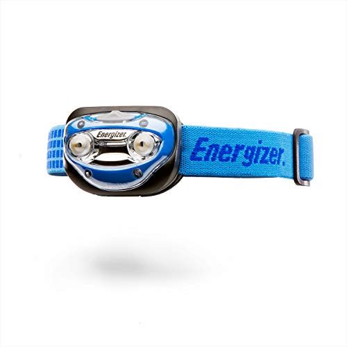 Energizer Stirnlampe LED, Vision Superhelle Kopflampe für Camping, Outdoor und Wandern, Batterie Enthalten, Blau von Energizer