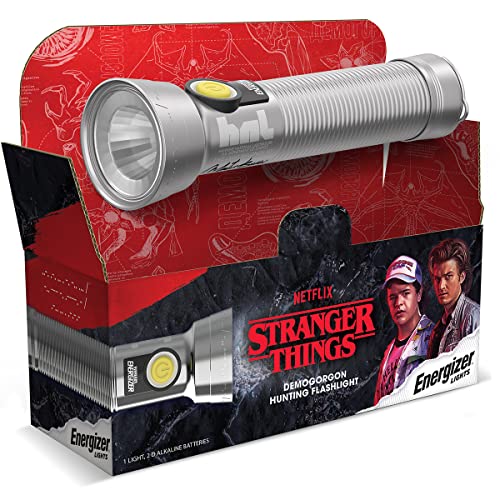 Energizer Stranger Things Demogorgon Jagd-LED-Taschenlampe, limitierte Auflage, Batterien im Lieferumfang enthalten, Vintage-Taschenlampe, Stranger Things Collector's Edition von Energizer