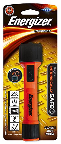 Energizer Taschenlampe Atex (2xAA, 65 Lumen, 140m Reichweite, wetterfest IPX 7) von Energizer