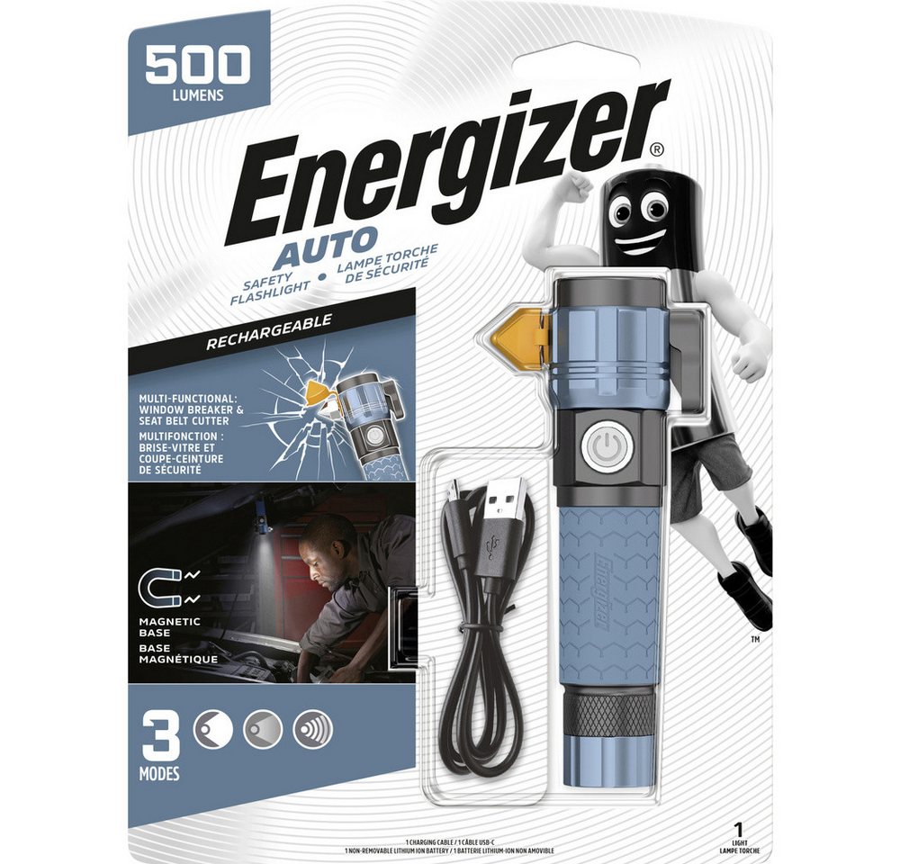 Energizer Taschenlampe Energizer Auto Metal Light LED Taschenlampe akkubetrieben 500 lm Energizer Taschenlampe Energizer Auto Metal Light LED Taschenlampe akkubetrieben 500 lm von Energizer