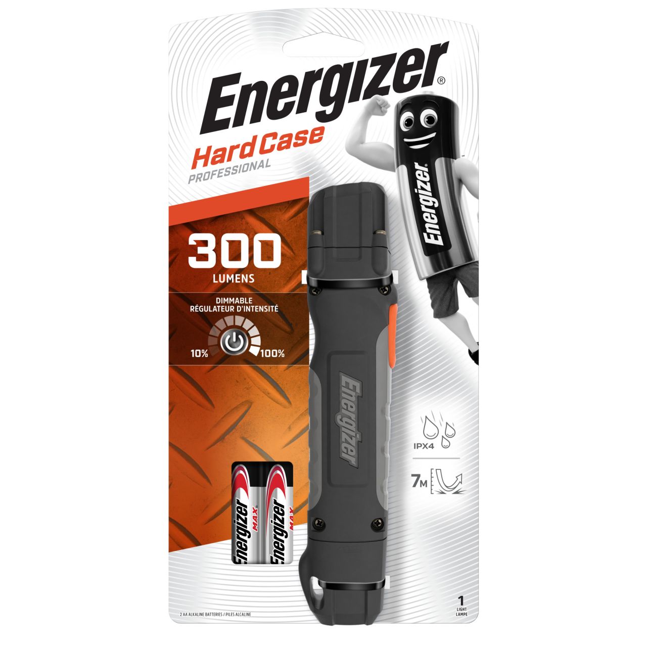 Energizer Taschenlampe Hard Case Task Light schwarz grau von Energizer