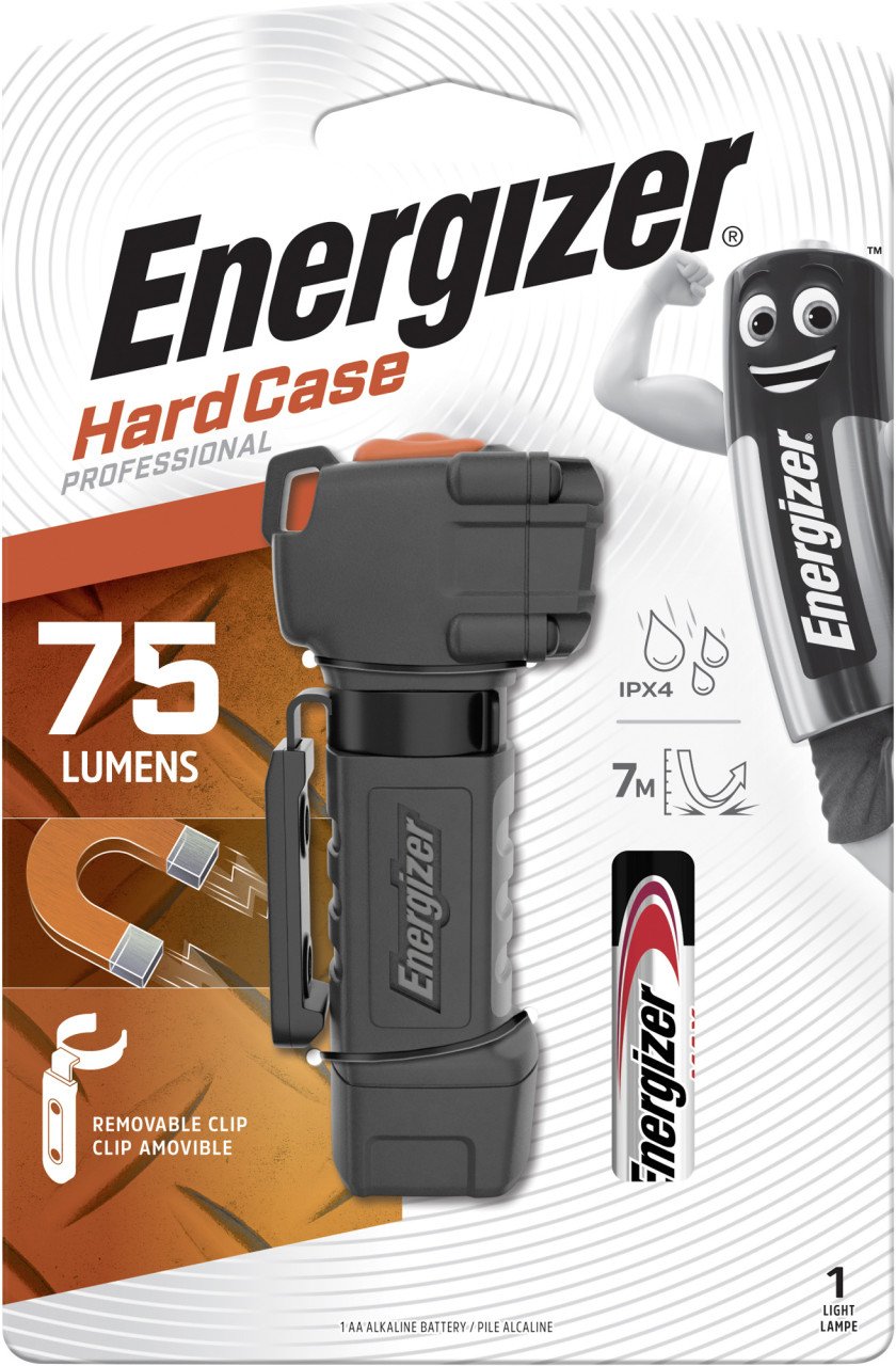 Energizer Taschenlampe Hardcase MultiUse schwarz/orange von Energizer