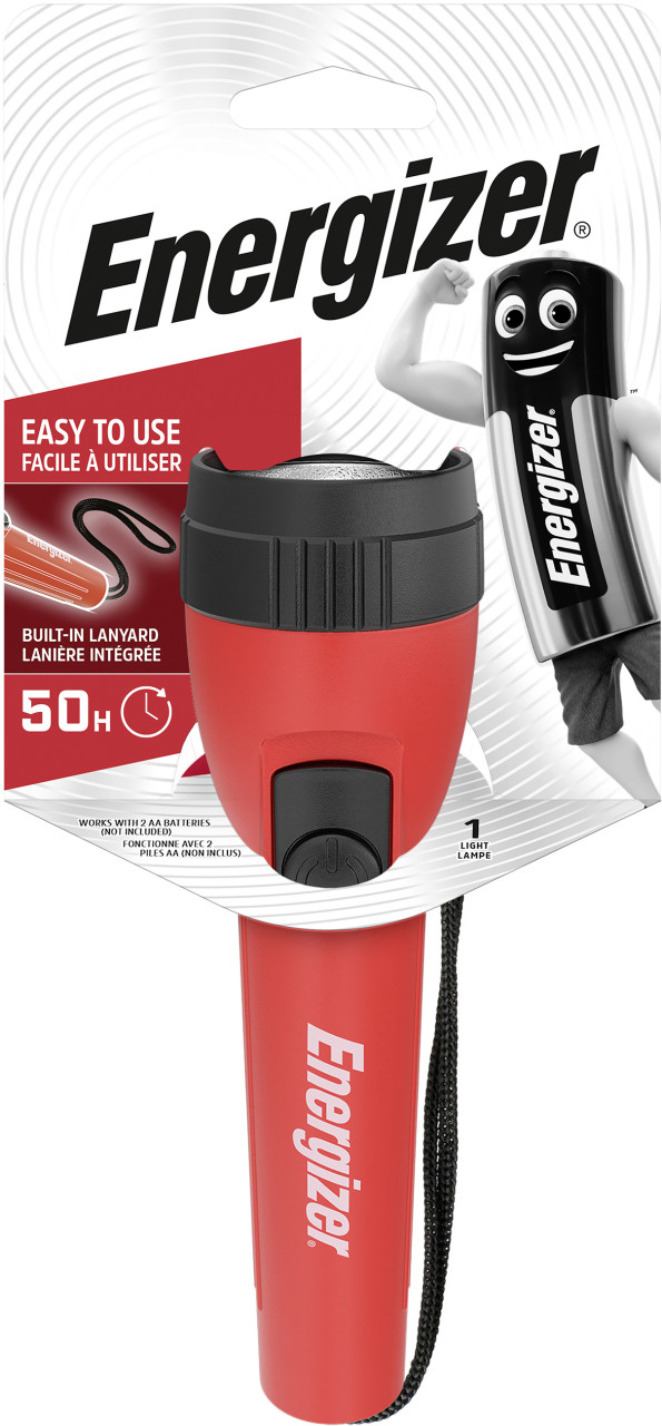 Energizer Taschenlampe LED Light 2AA rot Energizer Taschenlampe LED Light 2AA rot von Energizer
