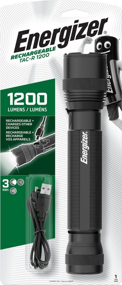 Energizer Taschenlampe Tactical Ultra Rechargeable 1200 Lumen von Energizer