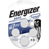 Energizer Knopfzelle CR 2032 3V 4 St. 235 mAh Lithium Ultimate 2032 von Energizer