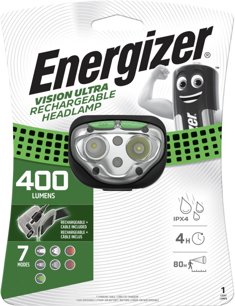 Energizer Vision Ultra Rechargeable Headlamp Rechargeable-Kopflampe von Energizer