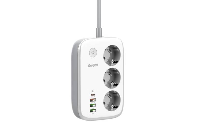 Energizer WLAN-Steckdosenleiste EPB2500W02EU 3-fach mit 4x USB Energizer WLAN-Steckdosenleiste EPB2500W02EU 3-fach mit 4x USB von Energizer