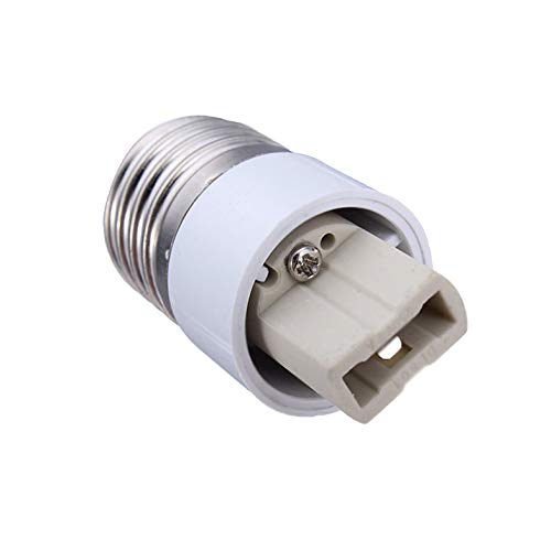 E27 auf G9 Adapter Lampensockel Lampenfassung Konverter E27 Fassung auf G9 für LED Halogen Energiesparlampen aus Hochwertigem Keramik … von Energmix