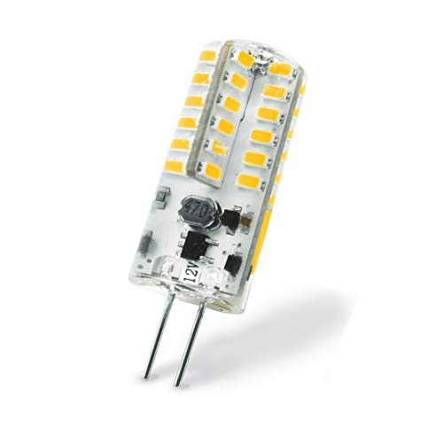 G4 LED Lampe 2w (SMD) Spot - Warmweiß Silikonüberzogen, kein Glas! Bruchsicher 12 Volt 2 Watt von ENERGMiX