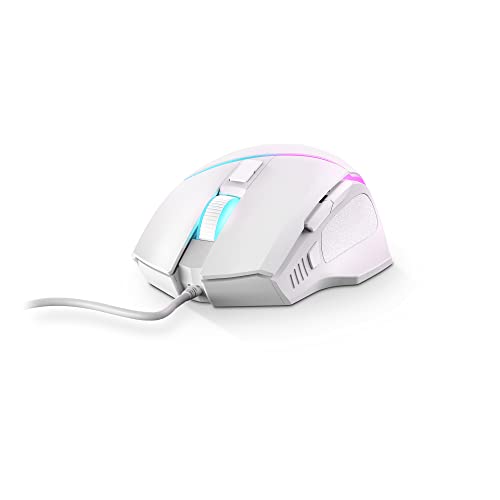 Energy Sistem Gaming Mouse ESG M2 Sniper-Ninja Gamer-Maus mit Konfigurierbarer RGB LED-Beleuchtung und brutaler Beschleunigung. Ergonomisch 6400dpi, USB, 8 konfigurierbare Tasten von Energy Sistem