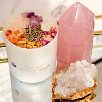 Absichtskerze | Amethyst Kristallkerze Kerze Mit Kristallen Zur Heilung von EnergyWicks