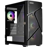 Enermax MarbleShell MS31 ARGB Midi-Tower PC-Gehäuse Schwarz 4 Vorinstallierte LED Lüfter, Seitenfe von Enermax