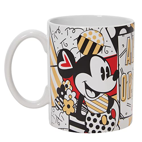 Disney Britto Collection Midas Mickey & Minnie Mug, 18 Ounce von Enesco